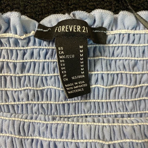 Forever 21 blue tube top - Picture 2 of 3